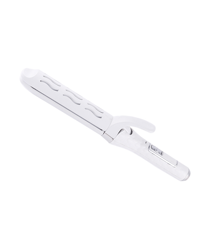 Dwi Voltan Marcel Curling Iron Label Persendirian Pelurus dan Pengeriting Rambut Terbaik dalam satu dengan plat Aluminium Boleh Disesuaikan ZR-1007